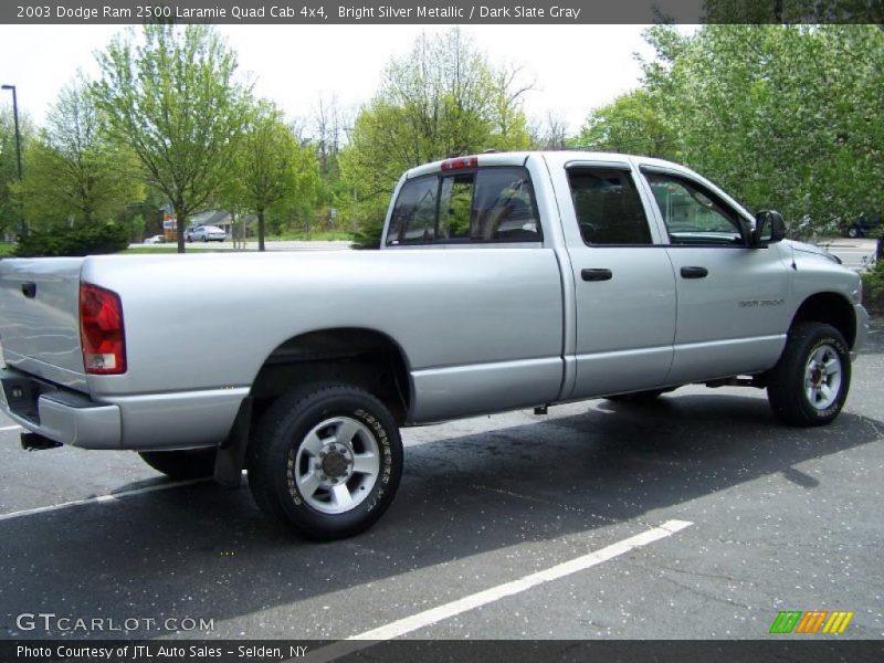 Bright Silver Metallic / Dark Slate Gray 2003 Dodge Ram 2500 Laramie Quad Cab 4x4