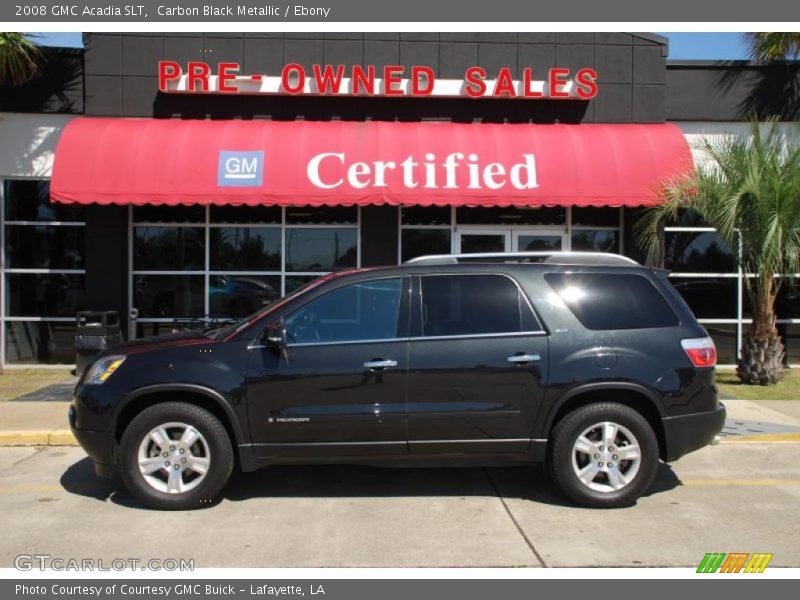 Carbon Black Metallic / Ebony 2008 GMC Acadia SLT