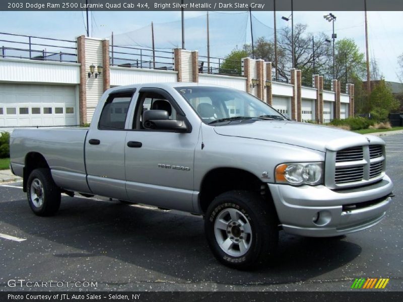  2003 Ram 2500 Laramie Quad Cab 4x4 Bright Silver Metallic