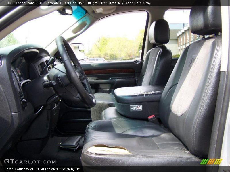 Bright Silver Metallic / Dark Slate Gray 2003 Dodge Ram 2500 Laramie Quad Cab 4x4