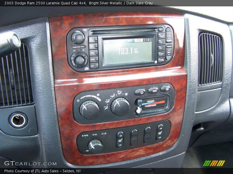 Bright Silver Metallic / Dark Slate Gray 2003 Dodge Ram 2500 Laramie Quad Cab 4x4
