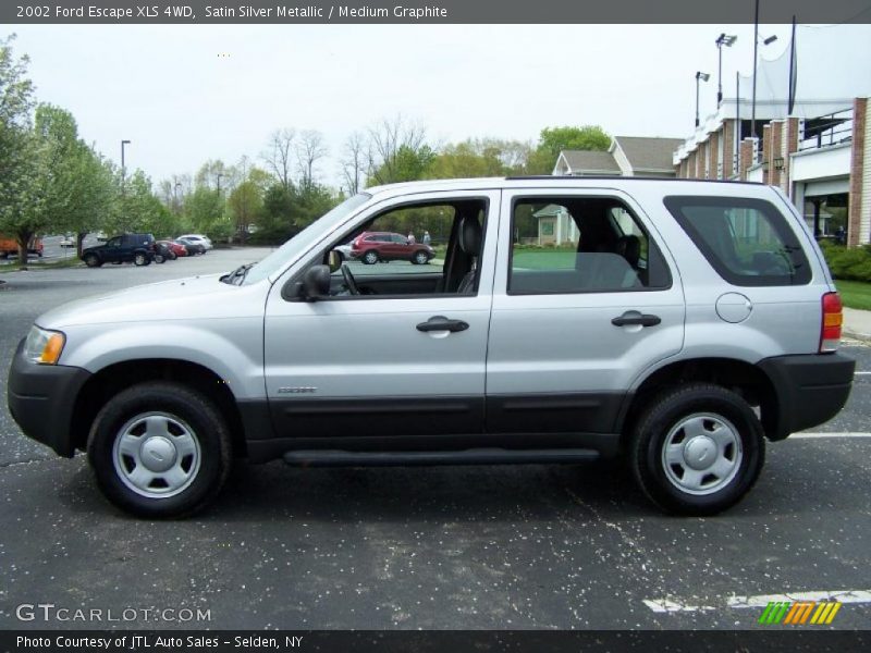 Satin Silver Metallic / Medium Graphite 2002 Ford Escape XLS 4WD
