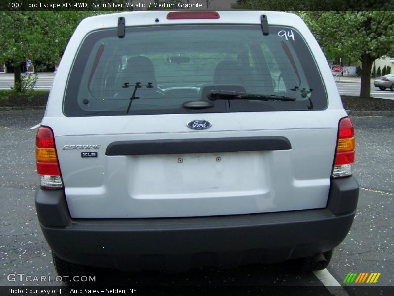Satin Silver Metallic / Medium Graphite 2002 Ford Escape XLS 4WD