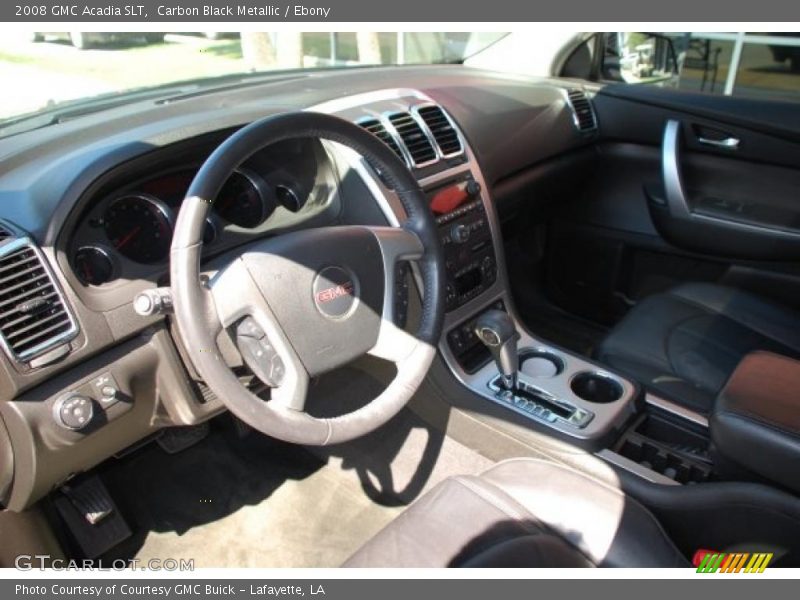 Carbon Black Metallic / Ebony 2008 GMC Acadia SLT