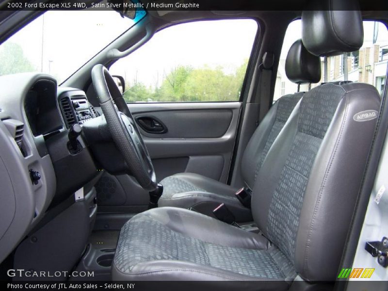 Satin Silver Metallic / Medium Graphite 2002 Ford Escape XLS 4WD