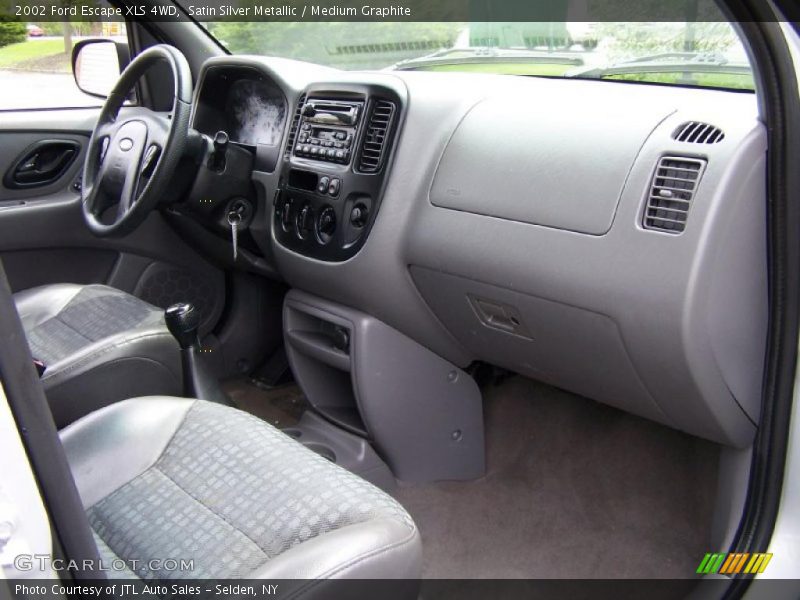 Satin Silver Metallic / Medium Graphite 2002 Ford Escape XLS 4WD