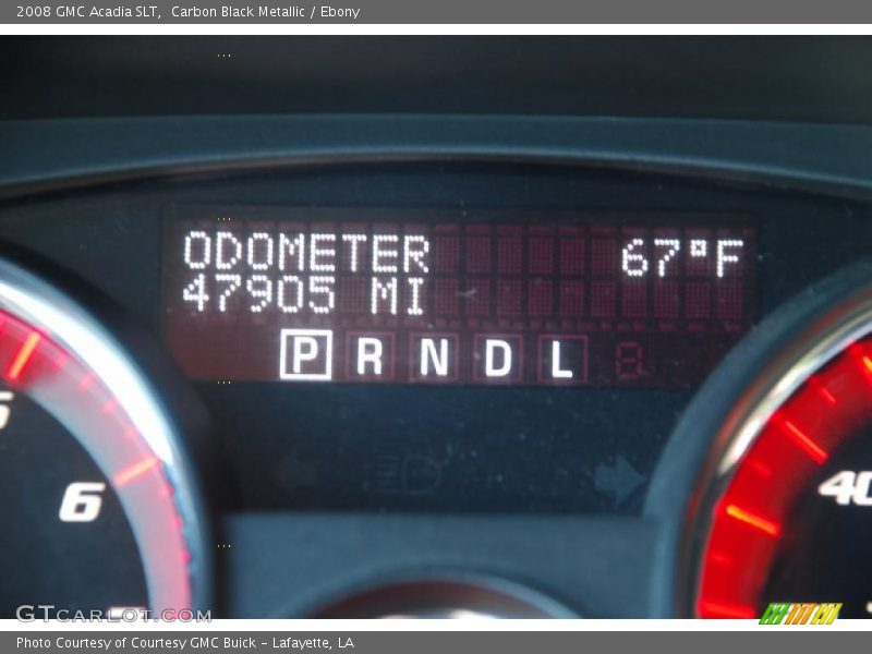 Carbon Black Metallic / Ebony 2008 GMC Acadia SLT