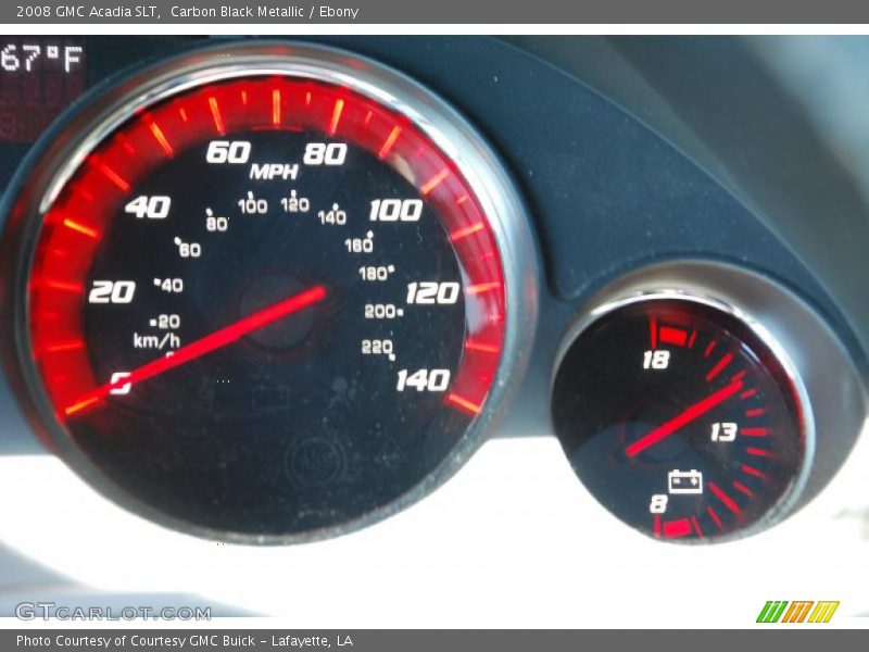 Carbon Black Metallic / Ebony 2008 GMC Acadia SLT