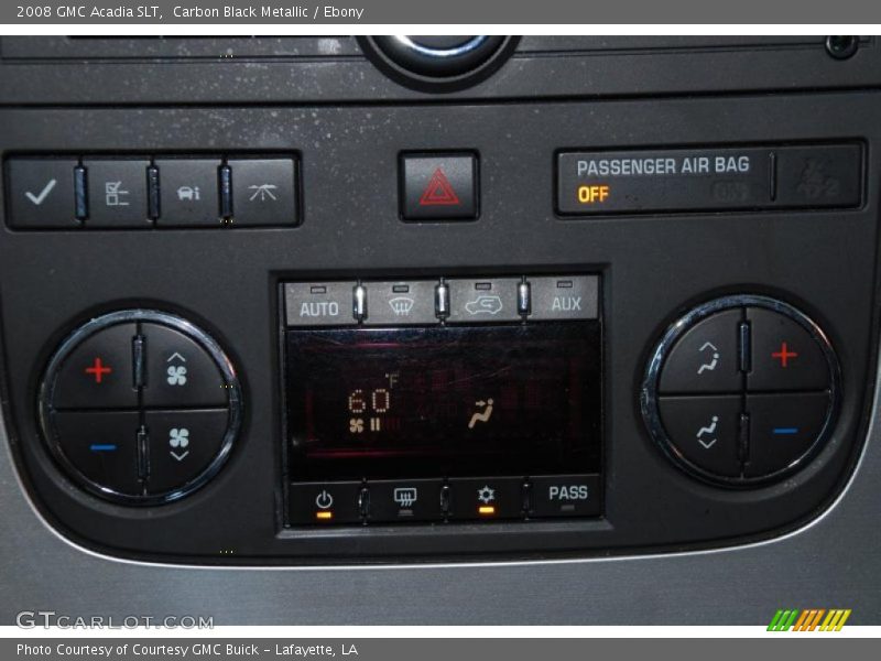 Carbon Black Metallic / Ebony 2008 GMC Acadia SLT