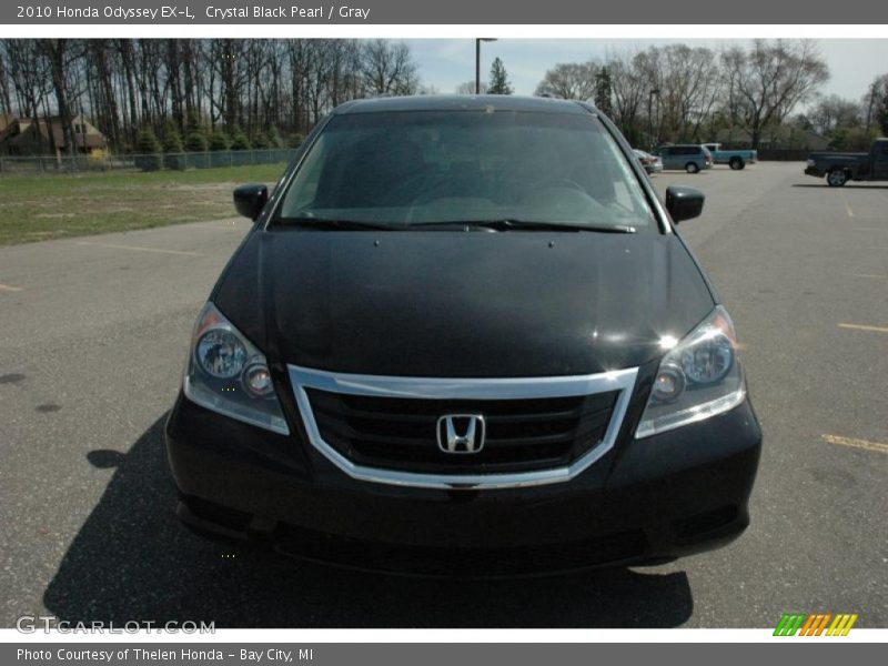 Crystal Black Pearl / Gray 2010 Honda Odyssey EX-L