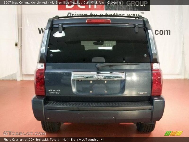 Steel Blue Metallic / Dark Khaki/Light Graystone 2007 Jeep Commander Limited 4x4