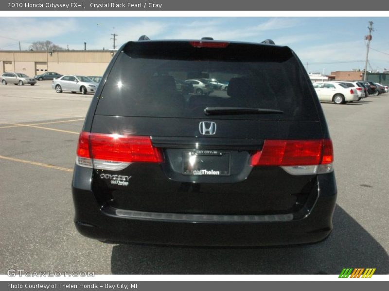 Crystal Black Pearl / Gray 2010 Honda Odyssey EX-L