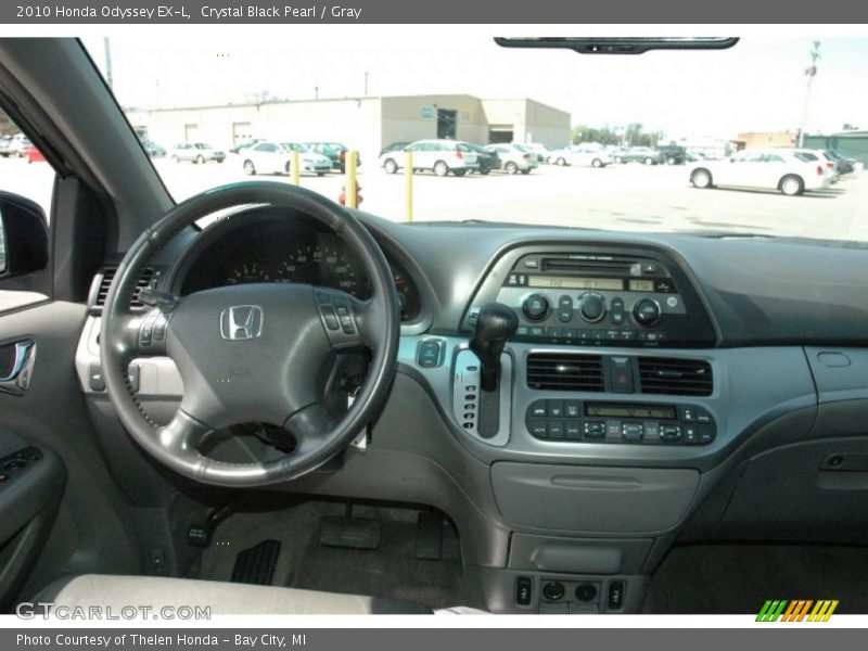 Crystal Black Pearl / Gray 2010 Honda Odyssey EX-L