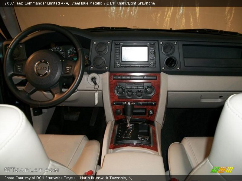 Steel Blue Metallic / Dark Khaki/Light Graystone 2007 Jeep Commander Limited 4x4
