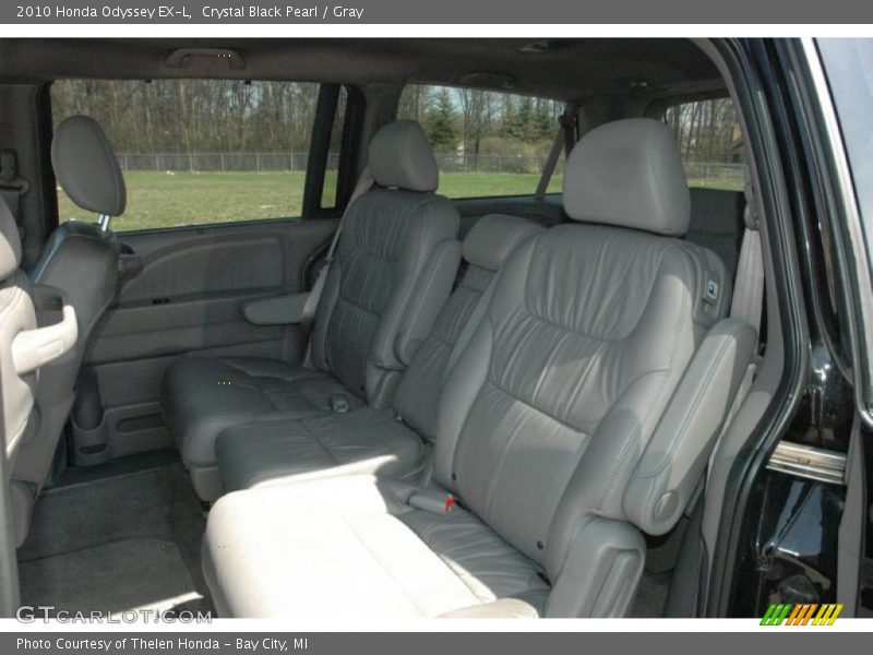 Crystal Black Pearl / Gray 2010 Honda Odyssey EX-L
