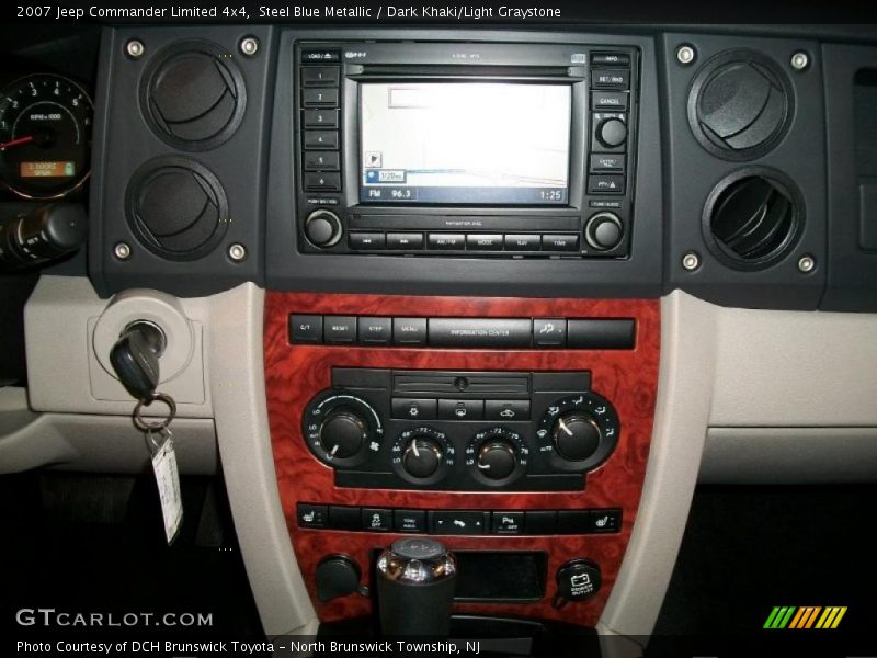Steel Blue Metallic / Dark Khaki/Light Graystone 2007 Jeep Commander Limited 4x4