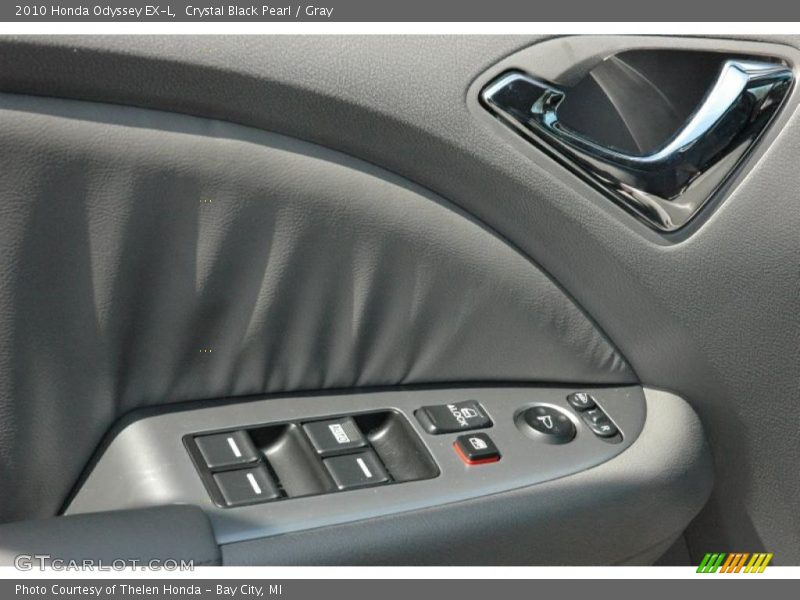 Crystal Black Pearl / Gray 2010 Honda Odyssey EX-L
