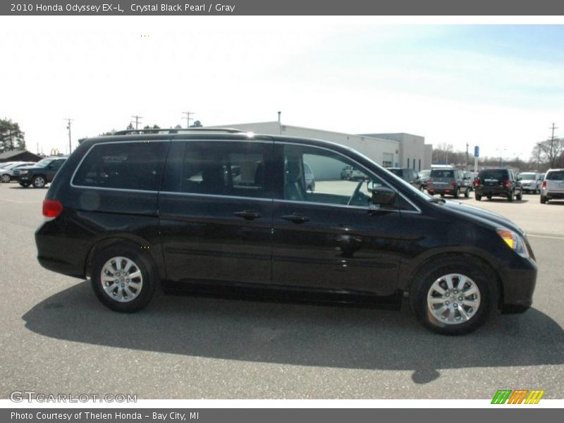 Crystal Black Pearl / Gray 2010 Honda Odyssey EX-L