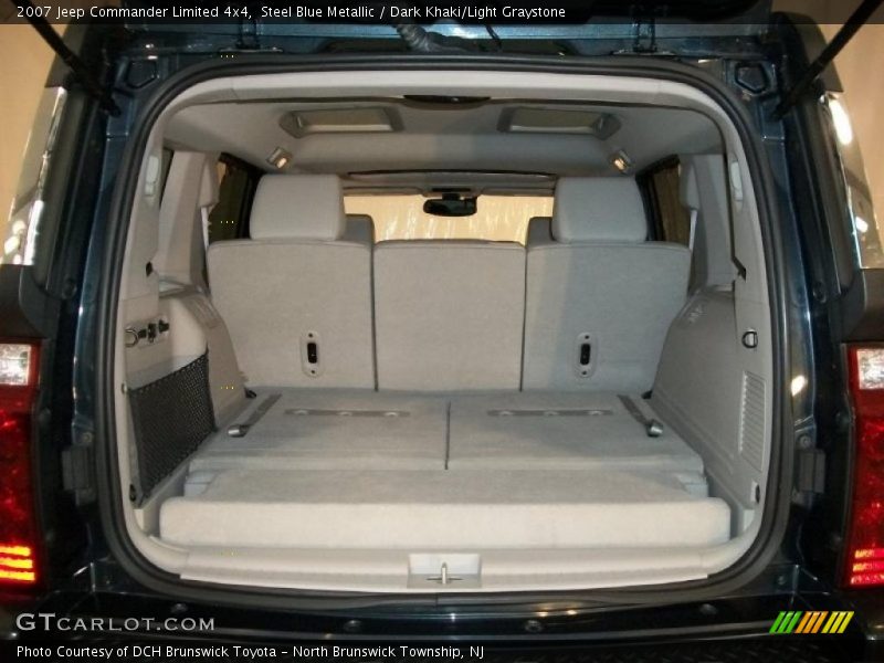 Steel Blue Metallic / Dark Khaki/Light Graystone 2007 Jeep Commander Limited 4x4