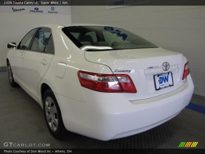 Super White / Ash 2008 Toyota Camry LE