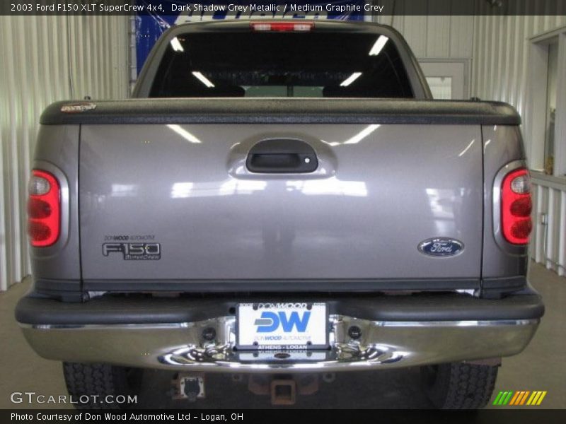 Dark Shadow Grey Metallic / Medium Graphite Grey 2003 Ford F150 XLT SuperCrew 4x4