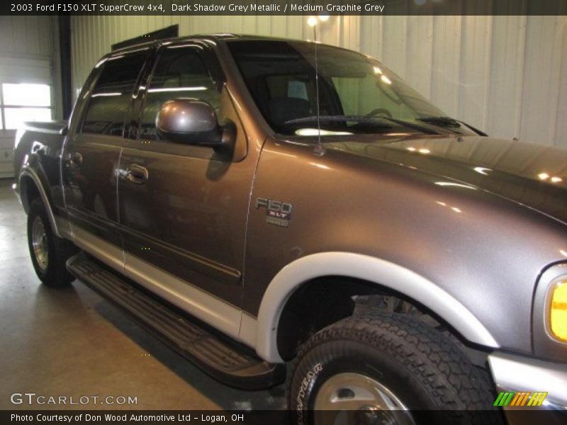Dark Shadow Grey Metallic / Medium Graphite Grey 2003 Ford F150 XLT SuperCrew 4x4