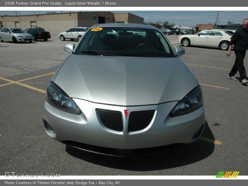 Liquid Silver Metallic / Ebony 2008 Pontiac Grand Prix Sedan