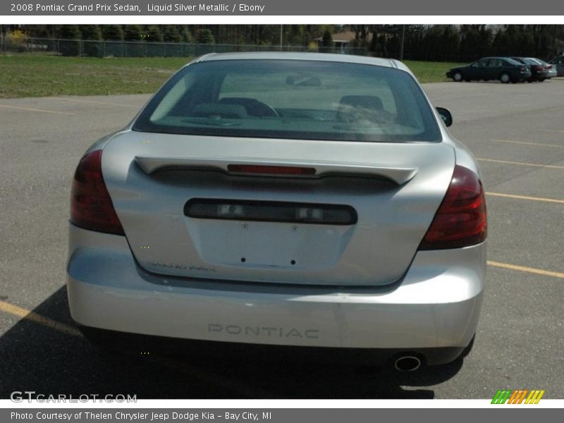 Liquid Silver Metallic / Ebony 2008 Pontiac Grand Prix Sedan