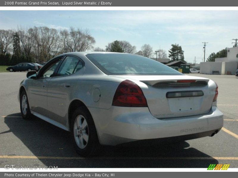 Liquid Silver Metallic / Ebony 2008 Pontiac Grand Prix Sedan