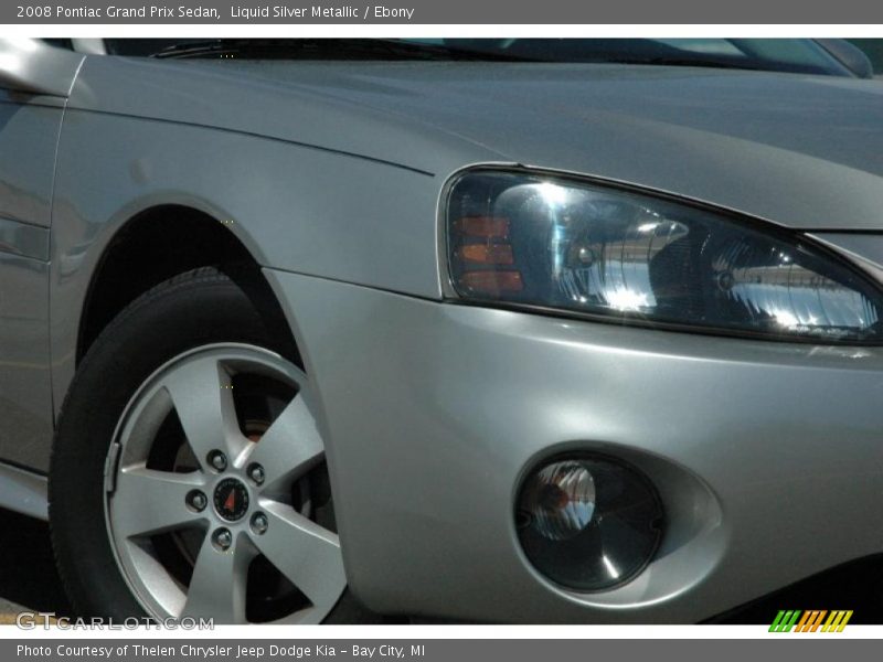 Liquid Silver Metallic / Ebony 2008 Pontiac Grand Prix Sedan