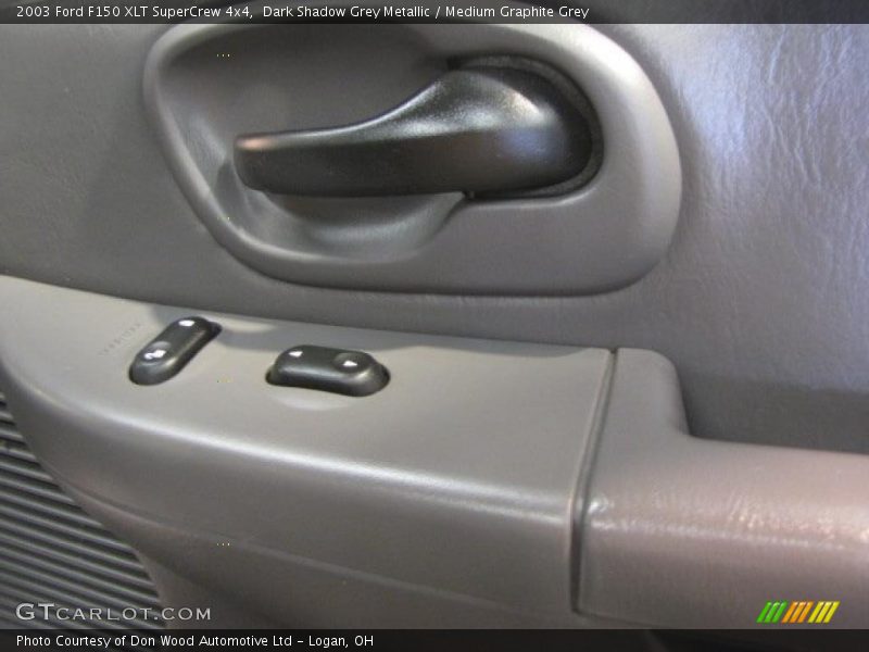 Dark Shadow Grey Metallic / Medium Graphite Grey 2003 Ford F150 XLT SuperCrew 4x4