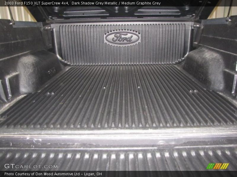 Dark Shadow Grey Metallic / Medium Graphite Grey 2003 Ford F150 XLT SuperCrew 4x4