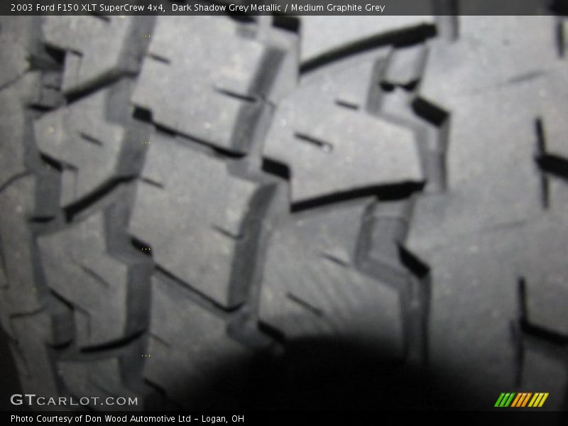 Dark Shadow Grey Metallic / Medium Graphite Grey 2003 Ford F150 XLT SuperCrew 4x4