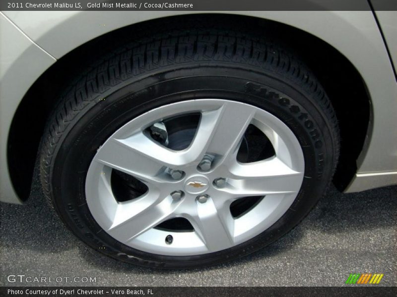 Gold Mist Metallic / Cocoa/Cashmere 2011 Chevrolet Malibu LS