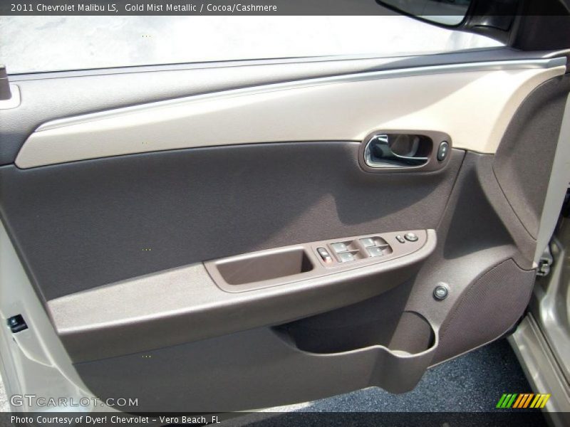 Gold Mist Metallic / Cocoa/Cashmere 2011 Chevrolet Malibu LS