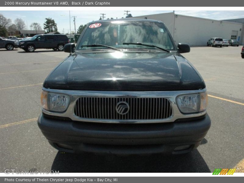 Black / Dark Graphite 2000 Mercury Mountaineer V8 AWD