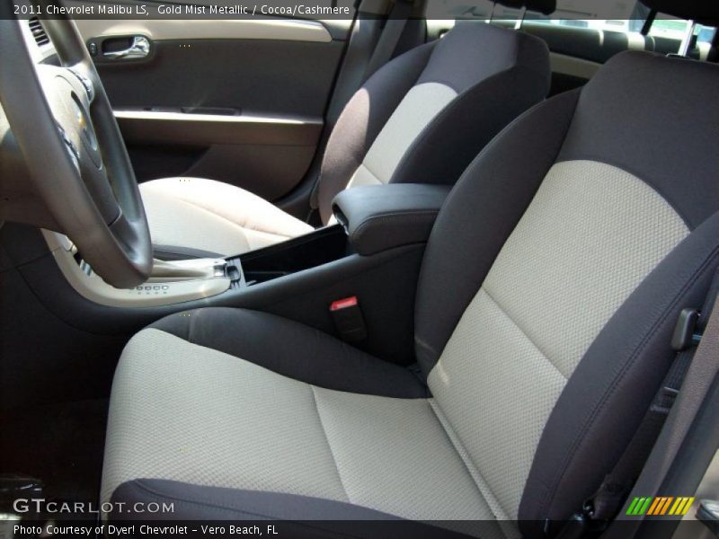 Gold Mist Metallic / Cocoa/Cashmere 2011 Chevrolet Malibu LS