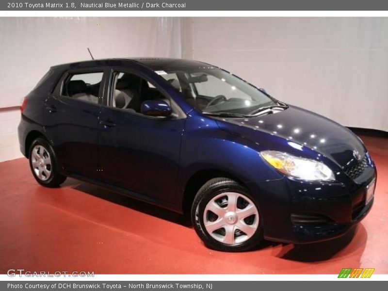 Nautical Blue Metallic / Dark Charcoal 2010 Toyota Matrix 1.8