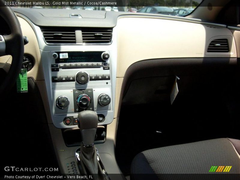Gold Mist Metallic / Cocoa/Cashmere 2011 Chevrolet Malibu LS