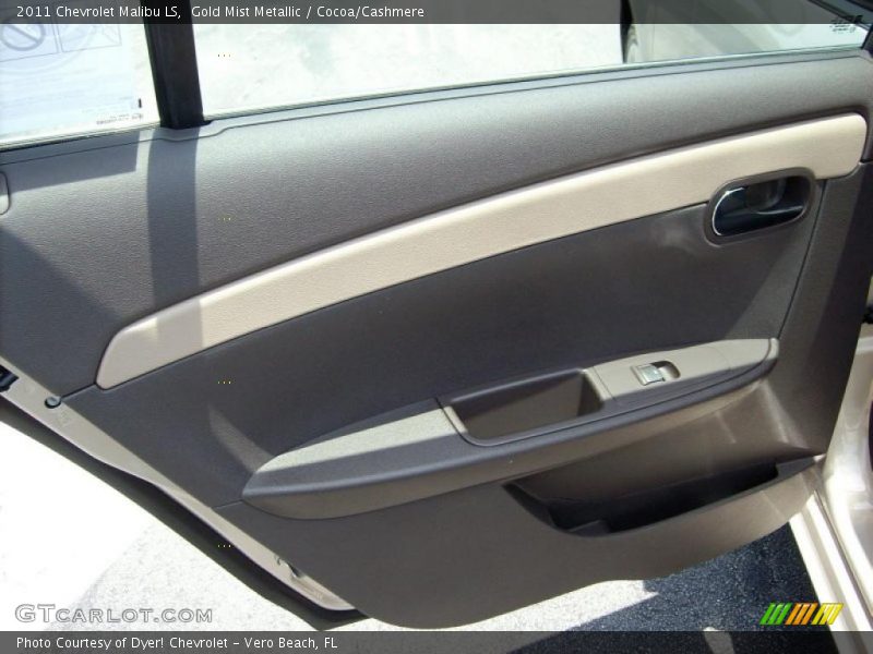 Gold Mist Metallic / Cocoa/Cashmere 2011 Chevrolet Malibu LS