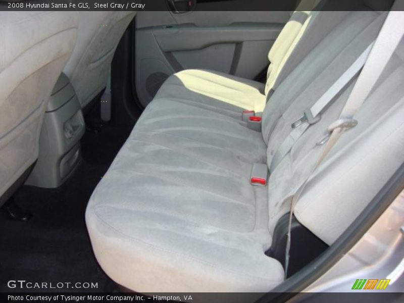 Steel Gray / Gray 2008 Hyundai Santa Fe GLS