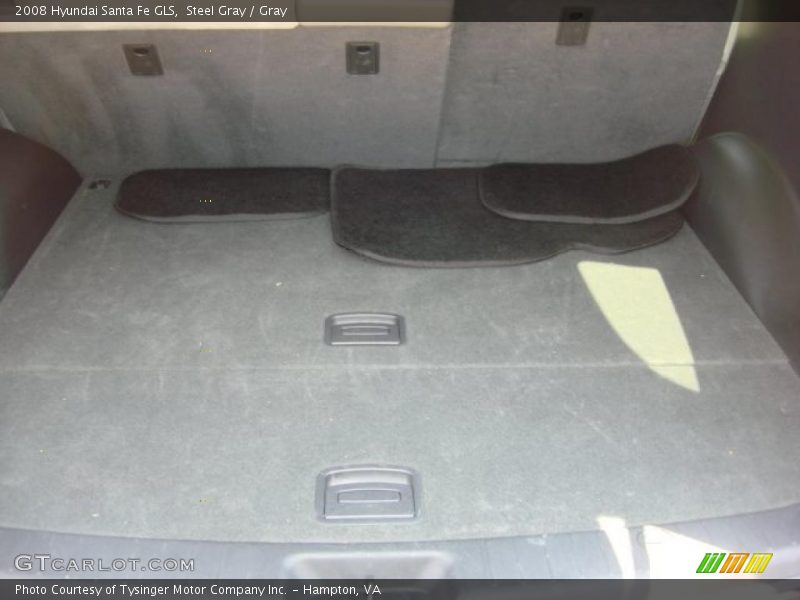 Steel Gray / Gray 2008 Hyundai Santa Fe GLS