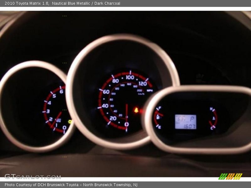 Nautical Blue Metallic / Dark Charcoal 2010 Toyota Matrix 1.8