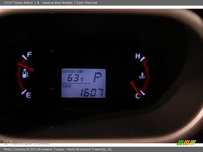 Nautical Blue Metallic / Dark Charcoal 2010 Toyota Matrix 1.8