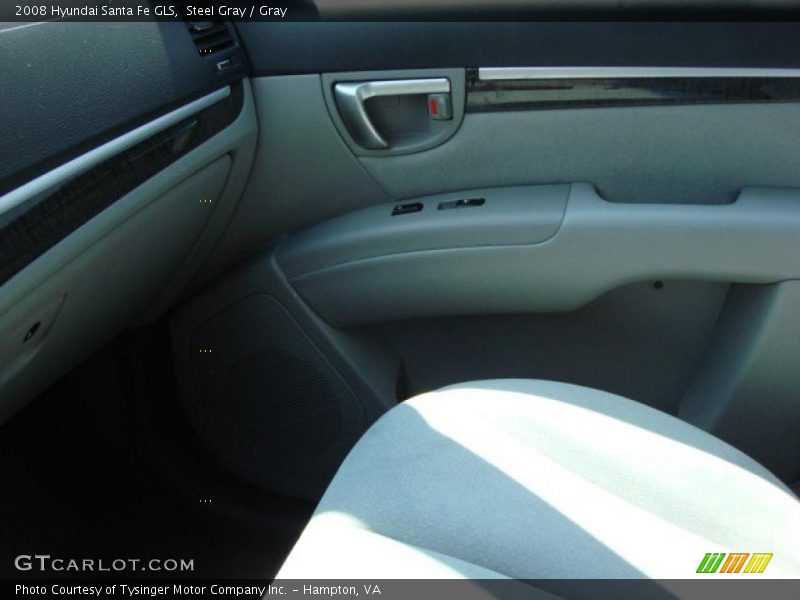 Steel Gray / Gray 2008 Hyundai Santa Fe GLS
