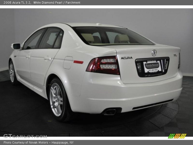 White Diamond Pearl / Parchment 2008 Acura TL 3.2