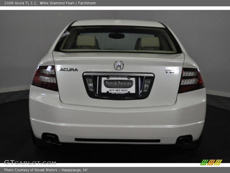 White Diamond Pearl / Parchment 2008 Acura TL 3.2