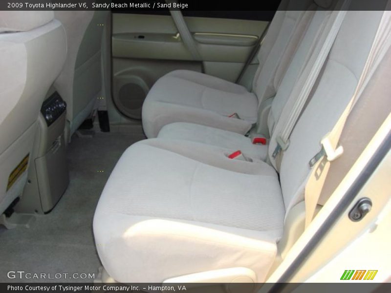 Sandy Beach Metallic / Sand Beige 2009 Toyota Highlander V6