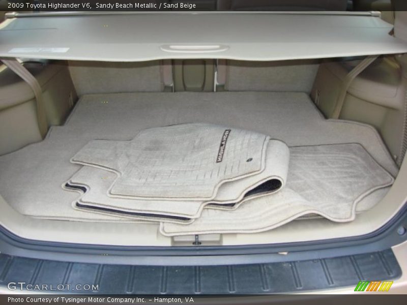 Sandy Beach Metallic / Sand Beige 2009 Toyota Highlander V6