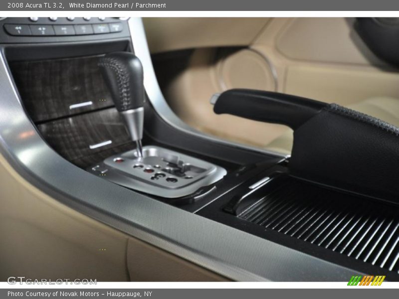 White Diamond Pearl / Parchment 2008 Acura TL 3.2